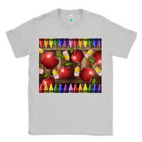 Moon Dust Crayons And Apples Classic Tee - LillyAllenDesigns