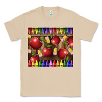 Mushroom Crayons And Apples Classic Tee - LillyAllenDesigns