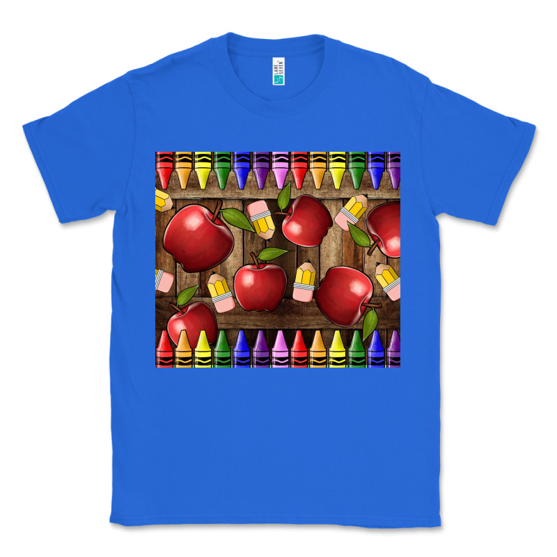 Crayons And Apples Classic Tee by LillyAllenDesigns | Teevron