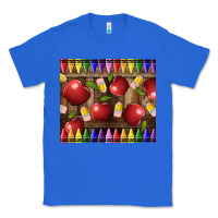 True Royal Crayons And Apples Classic Tee - LillyAllenDesigns