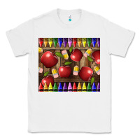 White Crayons And Apples Classic Tee - LillyAllenDesigns