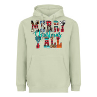 Matcha merry christmas y'all Heavyweight Hoodie - CowhideDigitalArt