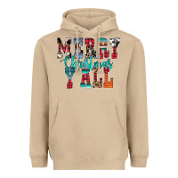 Mushroom merry christmas y'all Heavyweight Hoodie - CowhideDigitalArt