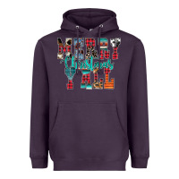 Plum merry christmas y'all Heavyweight Hoodie - CowhideDigitalArt
