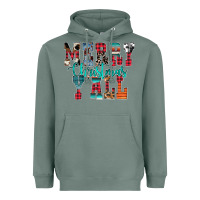 Sage merry christmas y'all Heavyweight Hoodie - CowhideDigitalArt