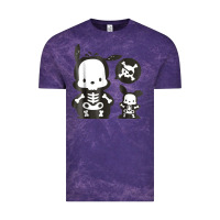 Cloud Purple pochacco skeleton halloween shirt Vintage Tee - longCreatives