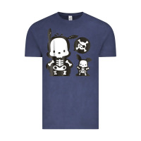 Vintage Denim pochacco skeleton halloween shirt Vintage Tee - longCreatives