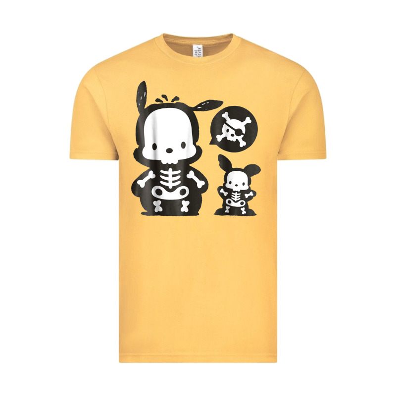 Pochacco Skeleton Halloween Shirt Vintage Tee by longCreatives | Teevron