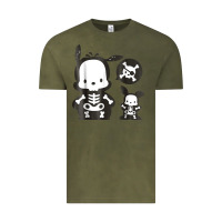 Vintage Olive pochacco skeleton halloween shirt Vintage Tee - longCreatives