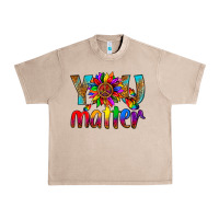 French Oak LGBTQ+ you matter with leopard Urban Heavy Tee - NancyCooperArtShop