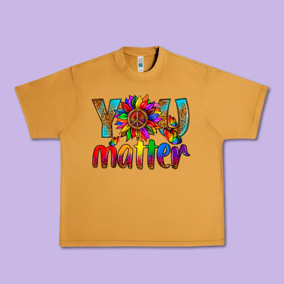 Lgbtq+ You Matter With Leopard Urban Heavy Tee Designed By Nancycooperartshop