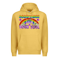 Antique Gold Lgbtq Acceptance Will Calm Your Soul Premium Hoodie - BundleAndBundleShop