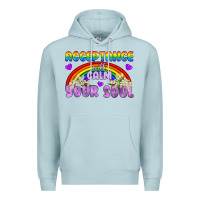 Blue Mist Lgbtq Acceptance Will Calm Your Soul Premium Hoodie - BundleAndBundleShop
