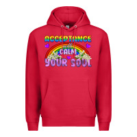 Cardinal Lgbtq Acceptance Will Calm Your Soul Premium Hoodie - BundleAndBundleShop