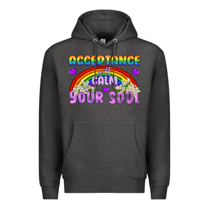 Lgbtq Acceptance Will Calm Your Soul Premium Hoodie by BundleAndBundleShop | Teevron