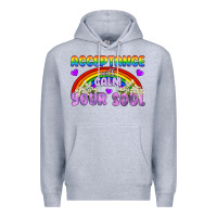Heather Grey Lgbtq Acceptance Will Calm Your Soul Premium Hoodie - BundleAndBundleShop