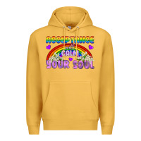 Mustard Lgbtq Acceptance Will Calm Your Soul Premium Hoodie - BundleAndBundleShop
