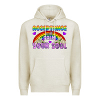 Oatmeal Heather Lgbtq Acceptance Will Calm Your Soul Premium Hoodie - BundleAndBundleShop