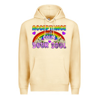 Pina Colada Lgbtq Acceptance Will Calm Your Soul Premium Hoodie - BundleAndBundleShop