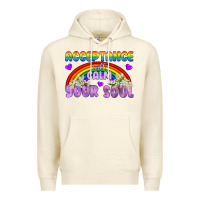 Sandshell Lgbtq Acceptance Will Calm Your Soul Premium Hoodie - BundleAndBundleShop