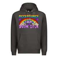 Smoke Lgbtq Acceptance Will Calm Your Soul Premium Hoodie - BundleAndBundleShop