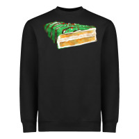 Black green christmas cake fa element 1 Heavyweight Sweatshirt - FaDigitalArtStudio