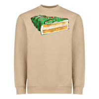Mushroom green christmas cake fa element 1 Heavyweight Sweatshirt - FaDigitalArtStudio