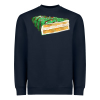 Navy green christmas cake fa element 1 Heavyweight Sweatshirt - FaDigitalArtStudio