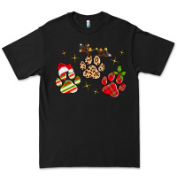 Black christmas paws Premium Tee - MaliasSmallBusiness