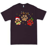 Plum christmas paws Premium Tee - MaliasSmallBusiness