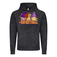 Vintage Black Basketball gnomes Vintage Hoodie - NancyCooperArtShop