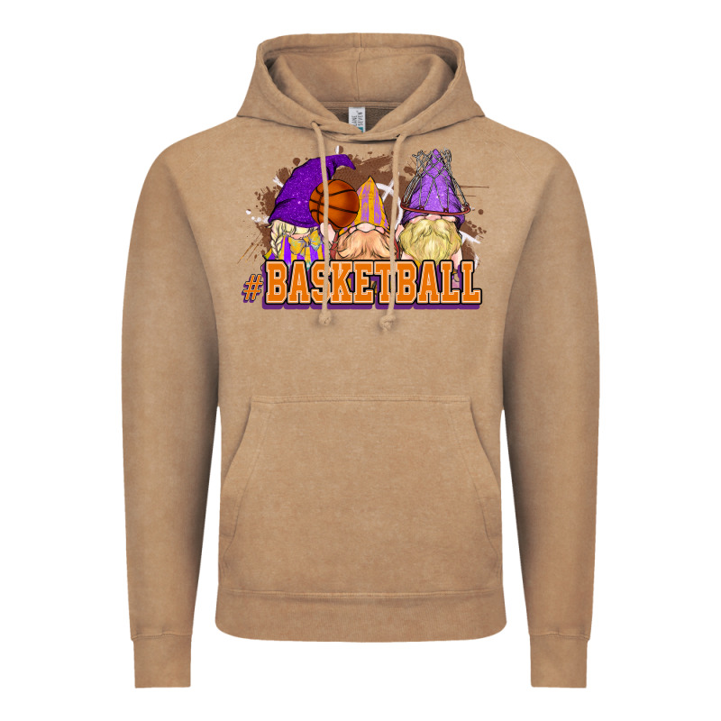 Basketball Gnomes Vintage Hoodie by NancyCooperArtShop | Teevron