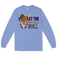 Colony Blue Let the good times roll with gnome Long Sleeve Tee - HowdyJamesFarm