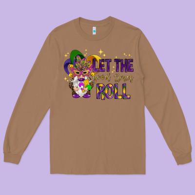 Let The Good Times Roll With Gnome Long Sleeve Tee Designed By Howdyjamesfarm