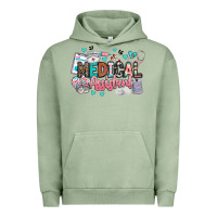 Pigment Oil Green medical assistant Urban Hoodie - BarkalooDesign