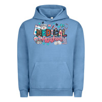 Pigment Pebble Blue medical assistant Urban Hoodie - BarkalooDesign