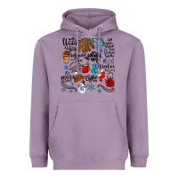 Lavender winter festive essentials Heavyweight Hoodie - CowhideDigitalArt