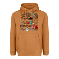 Meerkat winter festive essentials Heavyweight Hoodie - CowhideDigitalArt