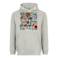 Moon Dust winter festive essentials Heavyweight Hoodie - CowhideDigitalArt