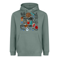 Sage winter festive essentials Heavyweight Hoodie - CowhideDigitalArt