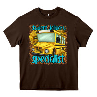 Chocolate Brown student delivery specialist Heavy Core Tee - NancyCooperArtShop