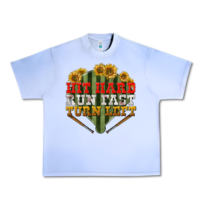 Hit Hard Run Fast Turn Left Urban Heavy Tee by NancyCooperArtShop | Teevron