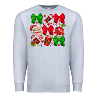 Heather Grey Christmas teacher Premium Sweatshirt - CowhideDigitalArt