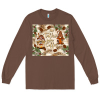 Chestnut no talkie before coffee with gnomies Long Sleeve Tee - TumblerDesignByShophia