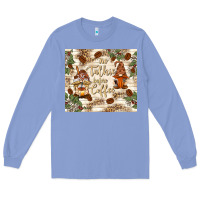 Colony Blue no talkie before coffee with gnomies Long Sleeve Tee - TumblerDesignByShophia