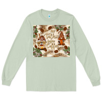 Matcha no talkie before coffee with gnomies Long Sleeve Tee - TumblerDesignByShophia