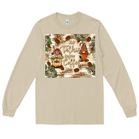 Mushroom no talkie before coffee with gnomies Long Sleeve Tee - TumblerDesignByShophia