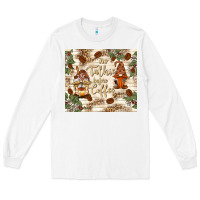 White no talkie before coffee with gnomies Long Sleeve Tee - TumblerDesignByShophia