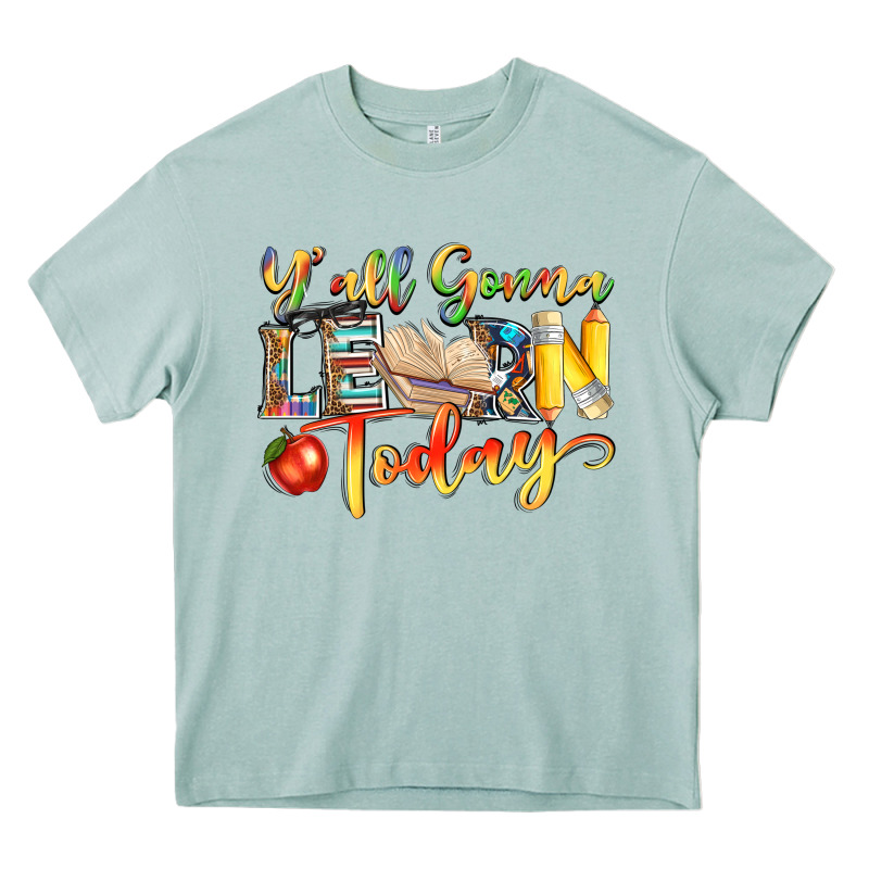 Yall Gonna Learn Today Heavy Core Tee by NancyCooperArtShop | Teevron