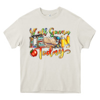 Cream yall gonna learn today Heavy Core Tee - NancyCooperArtShop